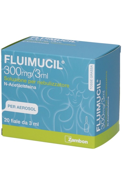 FLUIMUCIL 300 mg/3 ml soluzione per nebulizzatore
