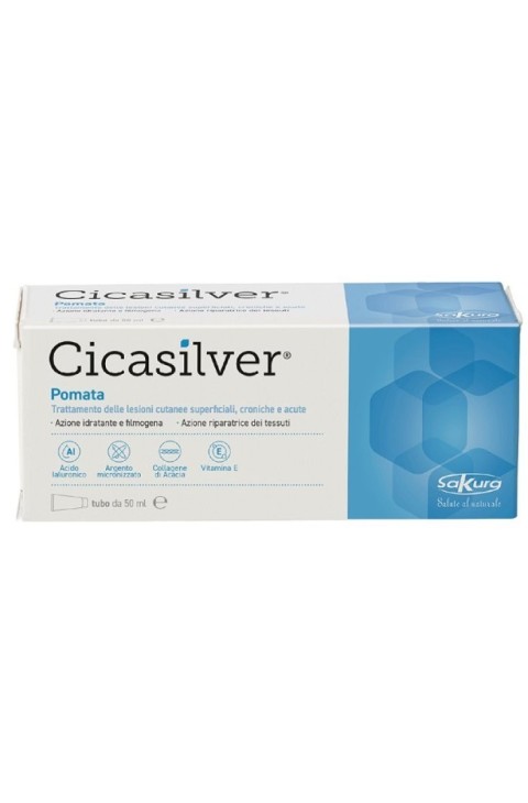 Cicasilver Pomata per Lesioni Cutanee 50ml
