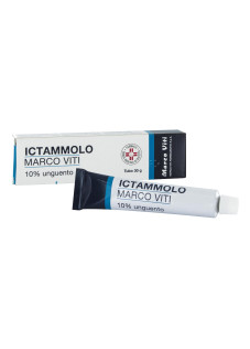 Ictammolo Mv 10% Unguento per Infiammazioni e Piccole Infezioni Cutanee, 30g