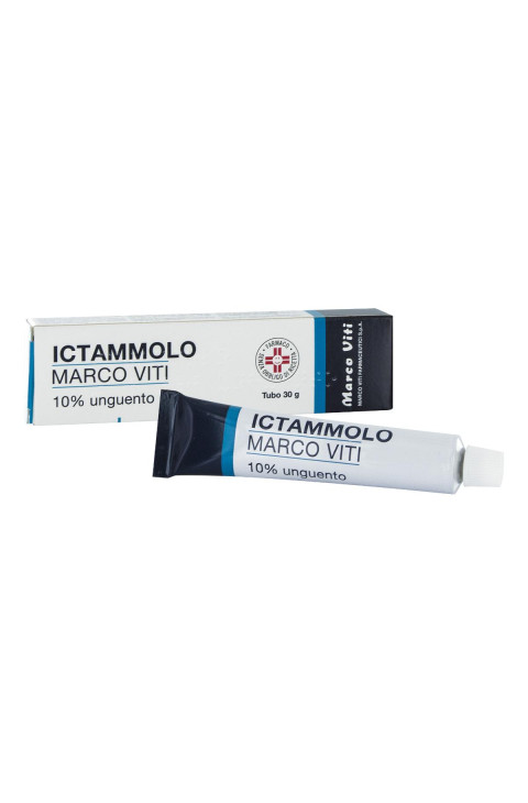 Ictammolo Mv 10% Unguento per Infiammazioni e Piccole Infezioni Cutanee, 30g