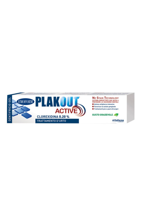 Polifarma Benessere Plak Out Active 0,20% Dentifricio Gusto Gradevole 75 ml
 Polifarma Benessere Plak Out Active 0,20% Dentifricio Gusto Gradevole 75 ml