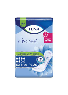 Tena Discreet - Extra Assorbente Perdite Urinarie Incontinenza Moderata, 10Pezzi
