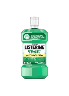 Listerine Difesa Denti e Gengive - Collutorio Gusto Delicato Zero Alcol, 500ml