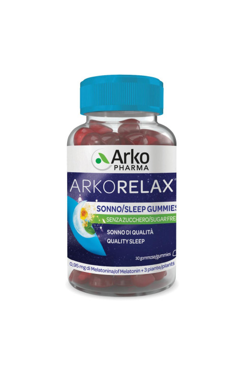 ArkoPharma ArkoRelax - Sonno Integratore Favorisce il Sonno, 30 gummies