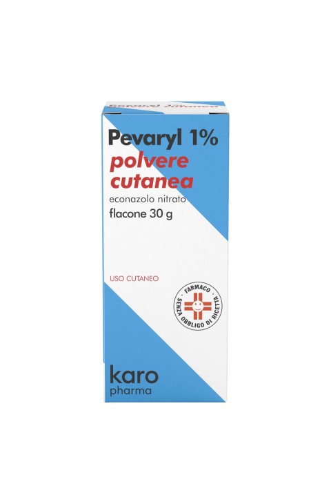 Pevaryl 1% Econazolo nitrato Polvere Cutanea 30g Pevaryl 1% Econazolo nitrato Polvere Cutanea 30g