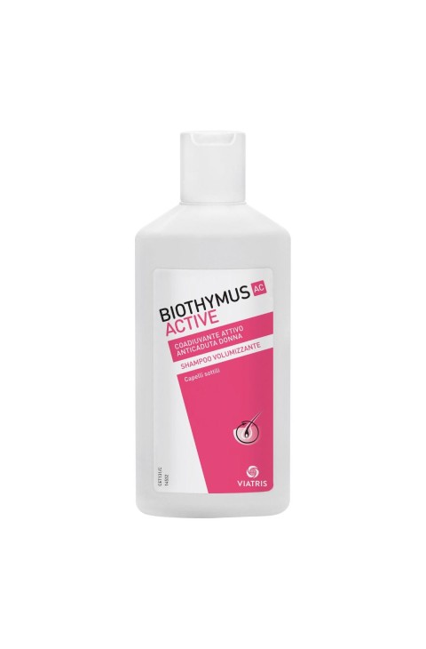 Biothymus AC Active - Shampoo Volumizzante Anticaduta Capelli Donna, 200ml