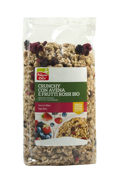 CRUNCHY AVENA FRUTTI ROSSI BIO