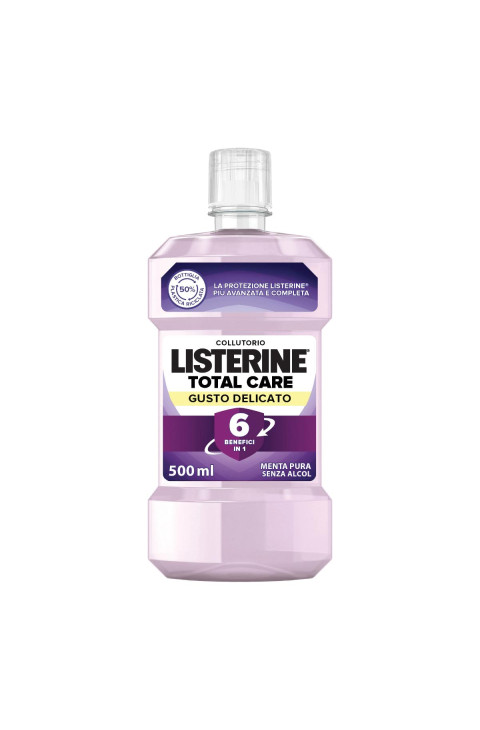 Listerine Total Care - Collutorio Gusto Delicato 6 Benefici in 1, 500ml
