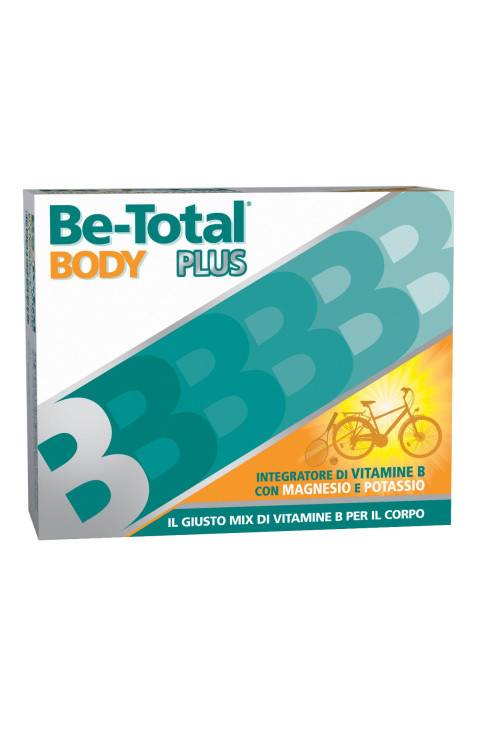 Be-Total Body Plus Integratore Vitamina B Magnesio Potassio Adulti, 20 Bustine