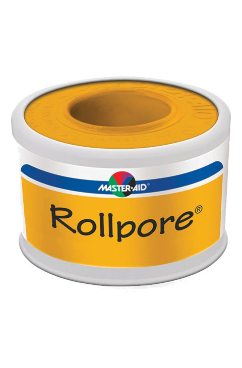 Master-Aid Rollpore Cerotto in TNT Bianco 5m x 2.5cm, 1Pezzo
