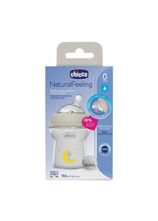 Chicco Biberon Nat Feel Vetro 0m+ 150 Ml