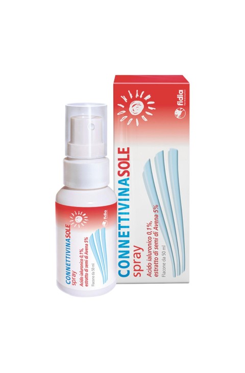 Fidia Farmaceutici Connettivina Sole Spray 50 mlConnettivina Sole spray scottature ed eritemi solari 50ml