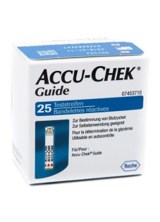 ACCU-CHEK GUIDE 25 STRIPS RETA