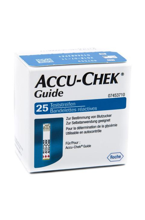 ACCU-CHEK GUIDE 25 STRIPS RETA