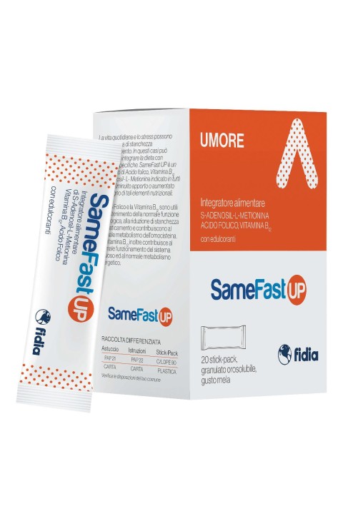Fidia Samefast Up Complex Integratore Alimentare Gusto Mela 20 Bustine Da 1,77 g
