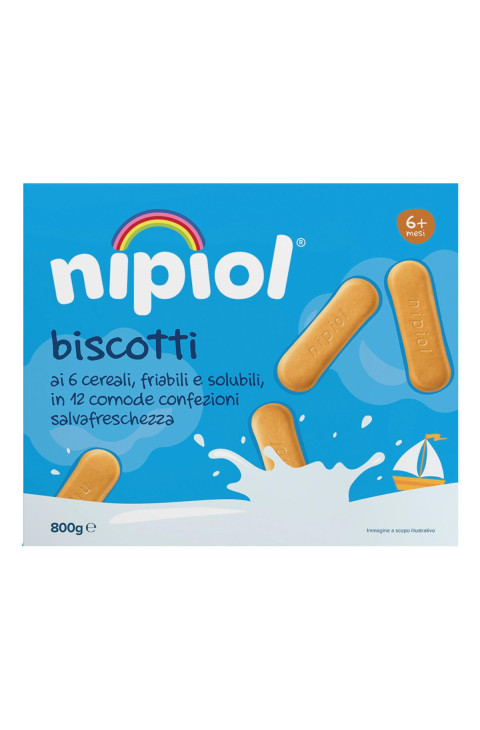 NIPIOL-BISCOT 6 CEREALI 800G