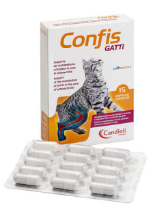 Candioli Confis Gatti Mangime Complementare, 15 Capsule

