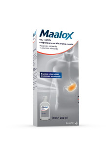 Maalox*os Sosp 250ml 4+3,5% Me