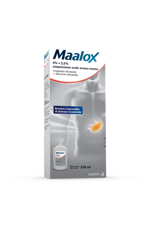 Maalox*os Sosp 250ml 4+3,5% Me