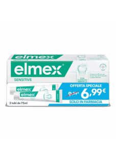 Elmex Dentifricio Sensitive Denti Sensibili, 2x75ml