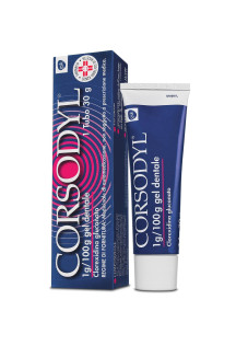 Corsodyl*gel Dent 30g 1g/100g