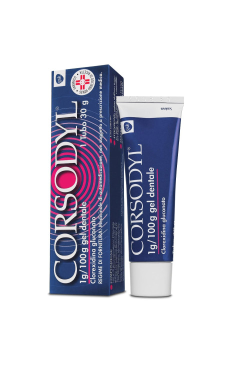 Corsodyl*gel Dent 30g 1g/100g