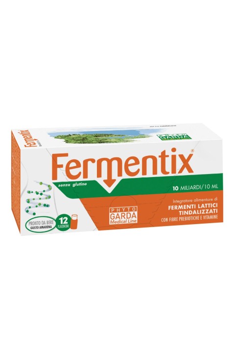 Fermentix - Integratore Alimentare di Fermenti, 12 Flaconcini