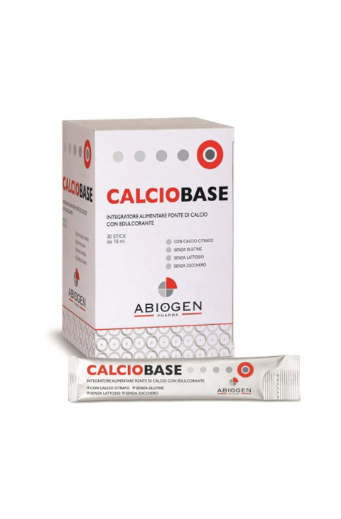 Calciobase Integratore Gusto Ciliegia 30 Stick da 10 ml
