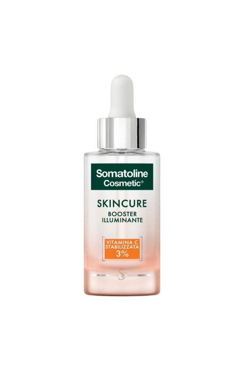 Somatoline Skinexpert Skincure Booster Illuminante Vitamina C 3% Siero Viso Illuminante Vitamina C 30ml