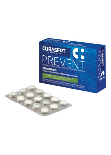 Curasept Prevent - Probiotico Integratore Alimentare, 14 compresse masticabili