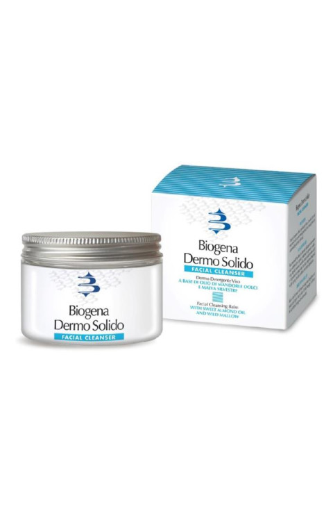 Biogena Dermo Solido Detergente Struccante Delicato per Pelle Irritata, 140ml
