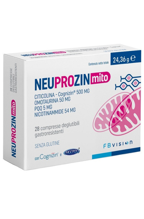 Neuprozin Mito Integratore per la vista 28 compresse
Neuprozin Mito Integratore per la vista 28 compresse