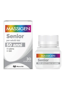 Massigen Senior Integratore Vitamine e Minerali per Adulti 50 Anni, 30 Compresse
