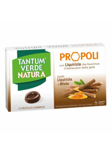 Tantum Verde Natura Propoli gusto Liquirizia 15 pastiglie gommose
