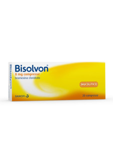 Bisolvon Mucolitico 8mg Affezioni Respiratorie Acute e Croniche, 20 Compresse