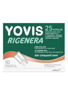 Yovis Rigenera 50+ Integratore di Probiotici dai 50 Anni, 10 Bustine