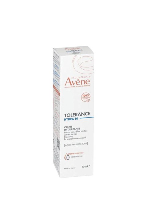 Avène Tolérance - Hydra-10 Crema Idratante Pelle Sensibile Secca, 40ml
