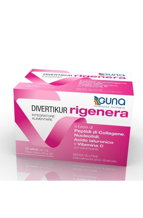 Guna Divertikur - Rigenera Integratore Alimentare, 15 Stick Guna Divertikur - Rigenera Integratore Alimentare, 15 Stick