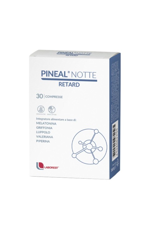 Pineal Notte Retard Integratore di Melatonina, 30 Compresse