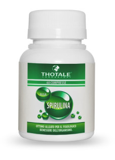 Thotale Spirulina Integratore Alimentare, 60 Compresse