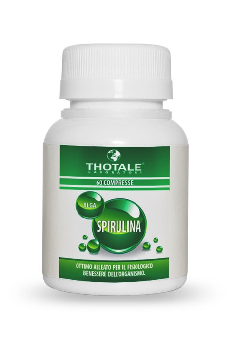 Thotale Spirulina Integratore Alimentare, 60 Compresse Thotale Spirulina Integratore Alimentare, 60 Compresse