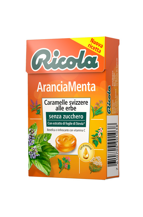 RICOLA ARANCIA MENTA S/ZUCC50G