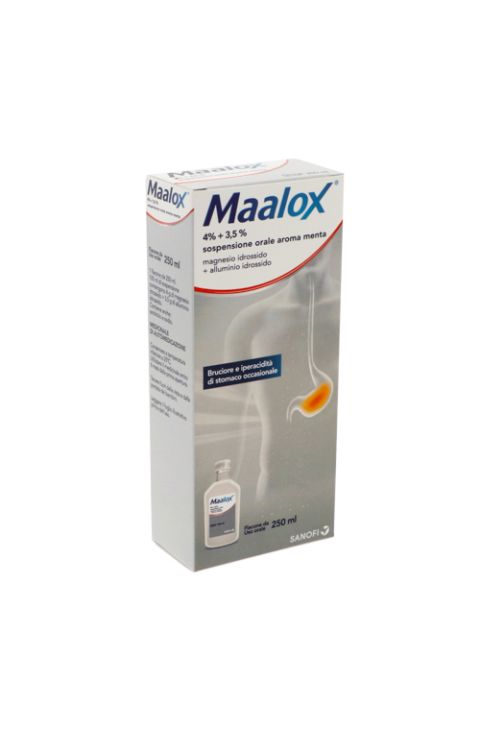 MAALOX*OS SOSP 250ML 4%+3,5%