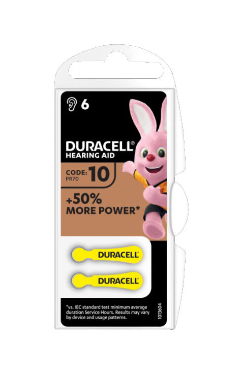 DURACELL EASY TAB 10 GIALLO