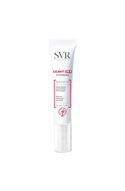 SVR Cicavit+ - DM+ Cicatrices Gel Siliconico Anti-Prurito e Anti-Segni, 15g
