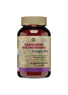 Cangurini Integratore Alimentare Frutti Bosco, 60 Tavolette Masticabili