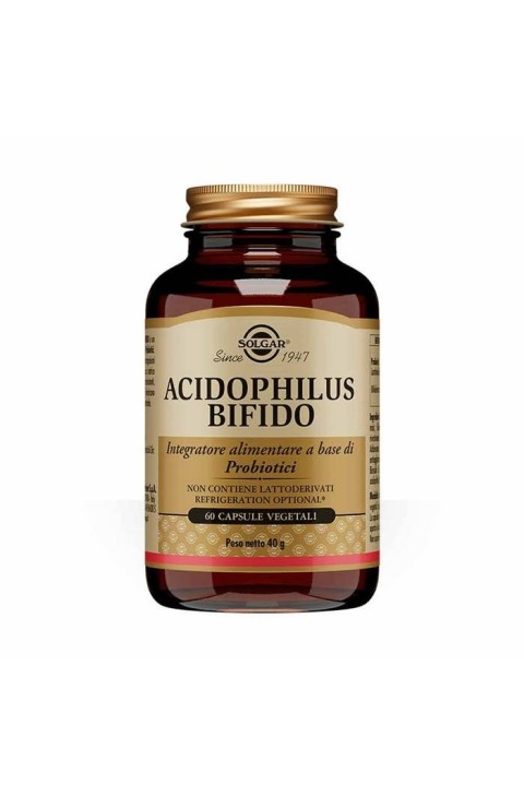 Solgar Acidophilus Bifido Integratore di Probiotici, 60 Capsule Vegetali
Solgar Acidophilus Bifido Integratore di Probiotici, 60 Capsule Vegetali