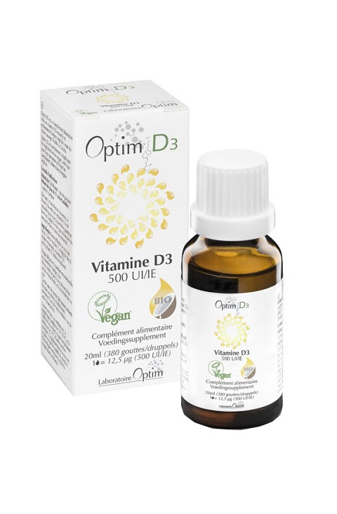 OPTIM D3 Vitamine Veg.500UI