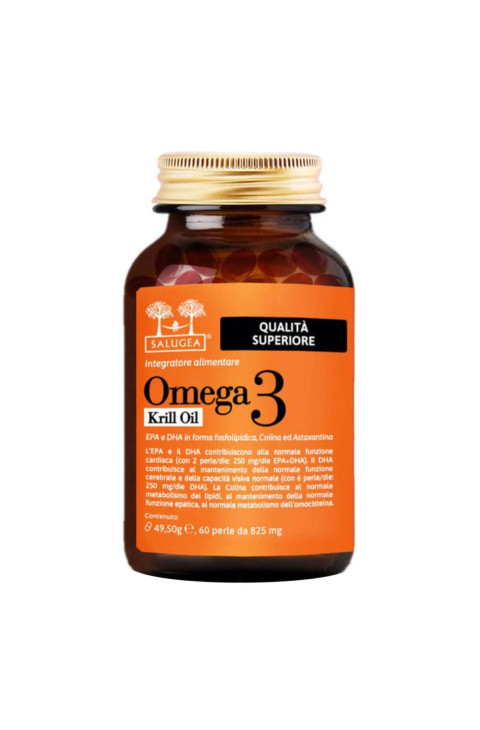 Salugea Omega 3 Krill Oil Omega 3 Da Puro Olio Di Krill Antartico 60 Perle
 Salugea Omega 3 Krill Oil Omega 3 Da Puro Olio Di Krill Antartico 60 Perle