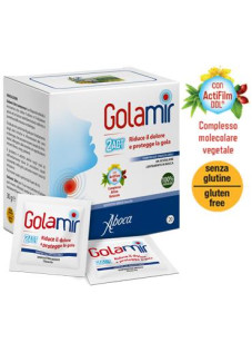 Golamir 2ACT - Compresse Dolore e Irritazione Mucosa Gola, 20 Compresse